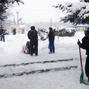 Безробітні Харківщини допомагали усувати снігові замети