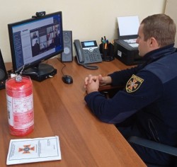 Керівники підрозділів Міграційної служби підвищували кваліфікацію із пожежної безпеки