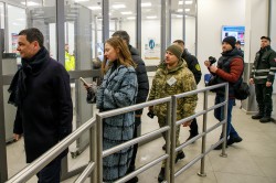 У пункті пропуску «Ужгород» відбулося відкриття пішохідної смуги руху