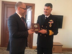 Голова ОДА Максим Степанов провів зустріч із Джемалем Озден Язиджиоглу віце-адміралом, Командувачем Західного Регіонального командування ВМС Туреччини.