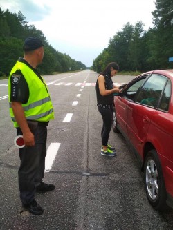 У рамках операції «Мігрант» на Чернігівщині організовано мобільний пункт для проведення перевірок на автошляхах області