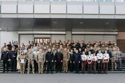 У День Незалежності Міністр внутрішніх справ України Іван Вигівський зустрівся з представниками всіх органів і підрозділів відомства