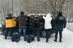 В Ужгородському районі Закарпаття прикордонники затримали групу правопорушників