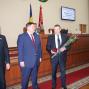 На сесії обласної ради керівнику міграційної служби Житомирщини та його колишньому заступнику вручили відзнаки Президента України 
