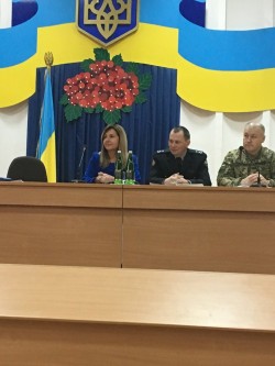 Начальник УДМС України в Рівненській області взяла участь у спільній нараді керівництва ГУНП області та центральних органів виконавчої влади