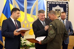 В МВС нагородили правоохоронців за професійну роботу під час проведення матчу Ліги Чемпіонів