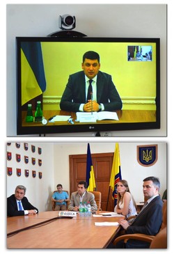  Селекторна нарада під головуванням Прем'єр-міністра України Володимира Гройсмана