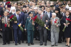 Петро Цигикал взяв участь у церемонії вшанування пам’яті загиблих з нагоди 73-ї річниці Перемоги у Другій світовій війні