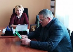 Директор Тернопільського ОЦЗ Василь Олещук з робочим візитом побував у Шумському районі