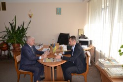 Робоча зустріч з директором Одеського обласного центру зайнятості С.В. Гаценко