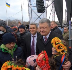 В Одесі з робочим візитом перебуває Президент України Петро Порошенко