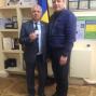  Робоча зустріч Голови ДМСУ М.Ю. Соколюка з членом Колегії ДМСУ - головним редактором газети "Міграція" І.П.Супруновським